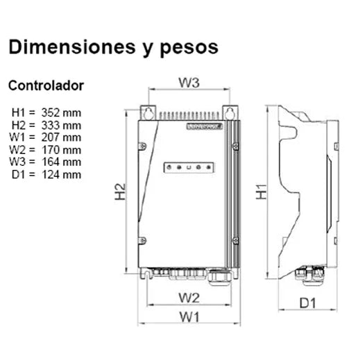 Lorentz PS2-200 0.3kW IP68 MPPT Solar Controller