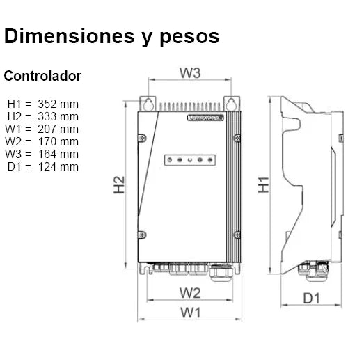 Solarregler Lorentz PS2-1800 1,8kW IP68 MPPT