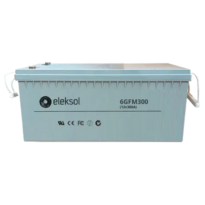 Batería AGM Eleksol 12V 300Ah 6GFM300