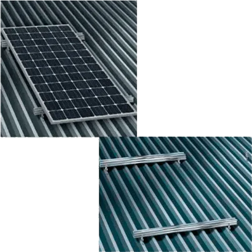 Estructura Aluminio Coplanar Chapa 6 Paneles