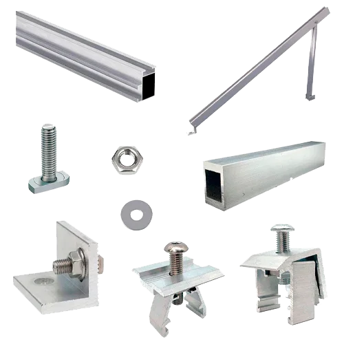 Struttura Alluminio Pavimento Piano 4 Pannelli