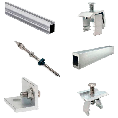 Estructura Aluminio Coplanar Tornillo 8 Paneles