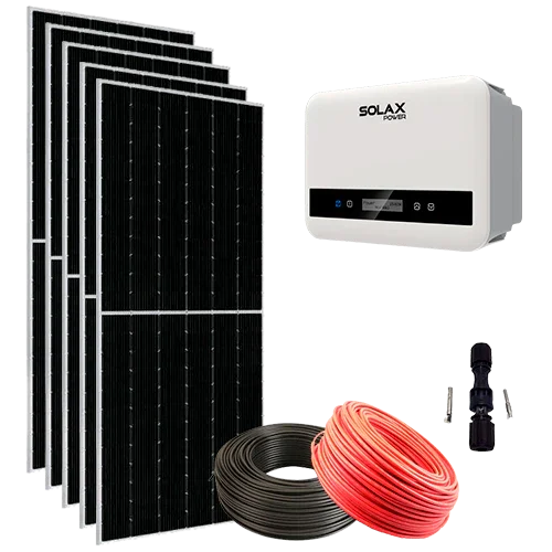 Kit solaire Red 2500W Solax X1-MINI-2.5K-G4 monophasé