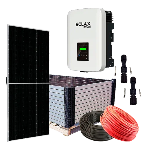 Kit solaire Red 10000W Solax X3-MIC-10.0K-G2 triphasé