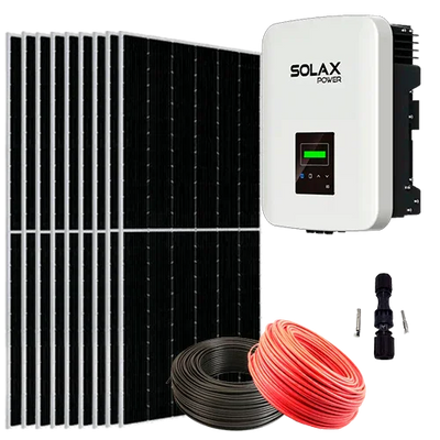 Kit Solar Red 5000W Solax X3-MIC-5.0K-G2 Trifásico