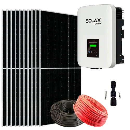 Kit solaire Red 6000W Solax X3-MIC-6.0K-G2 triphasé