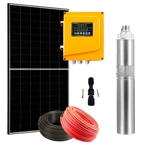 Kit Solar Pumpe ZIRI 3SH1.5-70/24V Helikal 60m 1,6m³/h 0,3PS