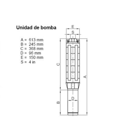 Solar-Tauchpumpe Lorentz PU4000 C-SJ60-1 78m³/h 10m