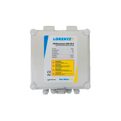Protección Lorentz PV Disconnect 440-40-3 IP54 40A 3 strings