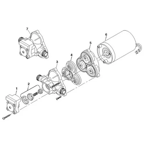 Housing with Pressure Switch Shurflo 94-231-20 Series 2088