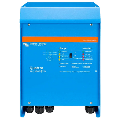 Inversor con Cargador Victron Quattro 24V 3000VA 24/3000/70-50/50