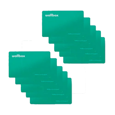 Pack 10 Tarjetas RFID Wallbox para Cargadores VE