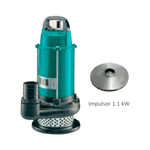 Solar-Tauchpumpe ZIRI QDX8-18-1.1DC 1100W 18m³/h 26m