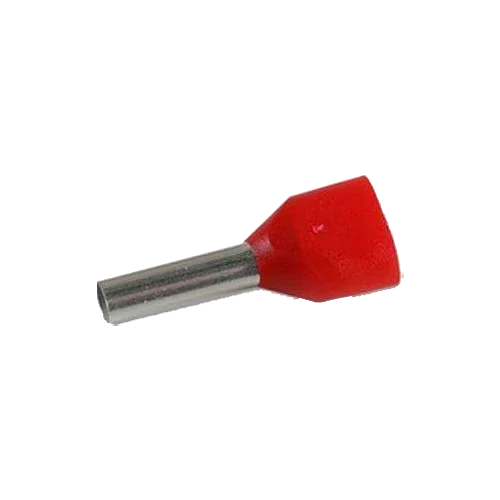 Double Hollow Insulated Ferrule Sofamel 10 mm² APF/D-10,00D Red