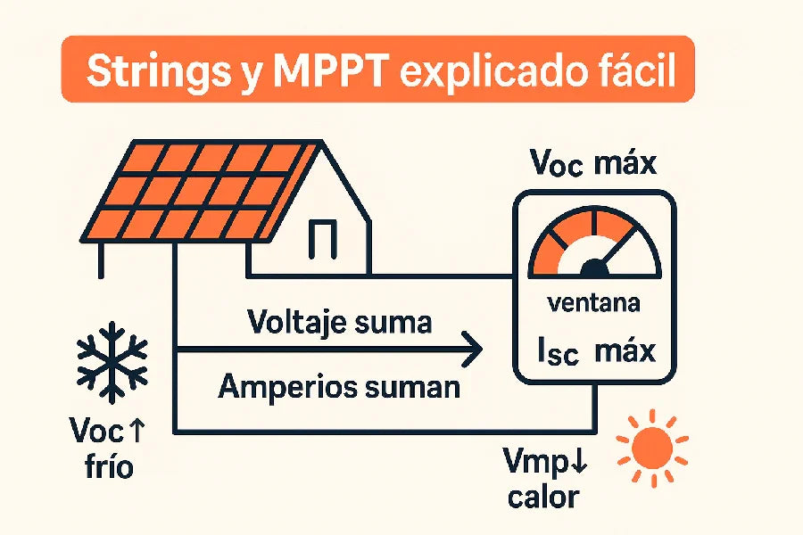 Strings and MPPT: design your PV array without errors (table + examples ...