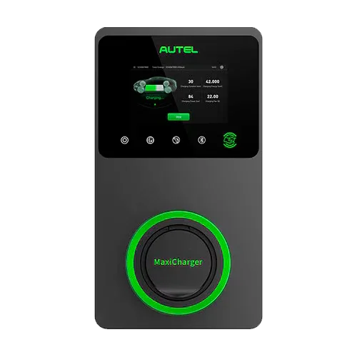 Carregador VE Autel MaxiCharger AC Elite 22kW Tomada LCD 4G