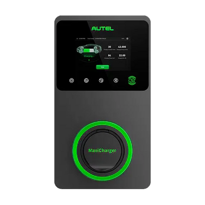 Carregador VE Autel MaxiCharger AC Elite 22kW Tomada LCD 4G