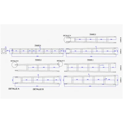 Torre Cuatripata Bornay P-750 12 m con Puntera