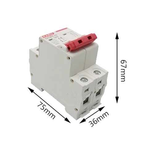 DC Switch EARU MCB 1000V 32A 2P
