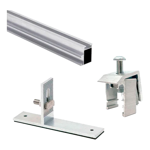 Struttura Alluminio Coplanare Lamiera 1 Pannello