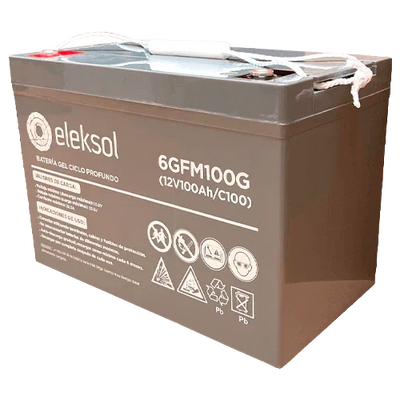 Batería Gel Eleksol 12V 100Ah 6GFM100G