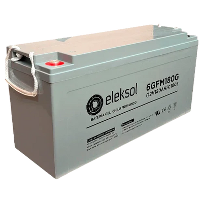 Batería Gel Eleksol 12V 180Ah 6GFM180G