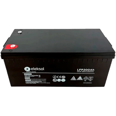 Batería Litio Eleksol 12.8V 200Ah LFP200AHBT Bluetooth