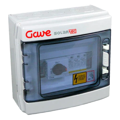 DC PV Schutzkasten GAVE STM11040P12 1 MPPT 1 String 12A 1000V