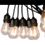 Außen-Solar-Lichterkette 20 Glühbirnen JND-91217
