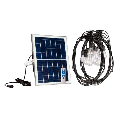 Außen-Solar-Lichterkette 20 Glühbirnen JND-91217