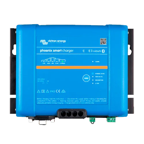 Chargeur Victron Phoenix Smart IP43 24V 25A (3 sorties) Bluetooth