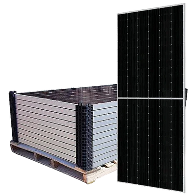 Pack 10 Paneles Bifaciales JA Solar 595W JAM72D40 MB Mono PERC 144 células