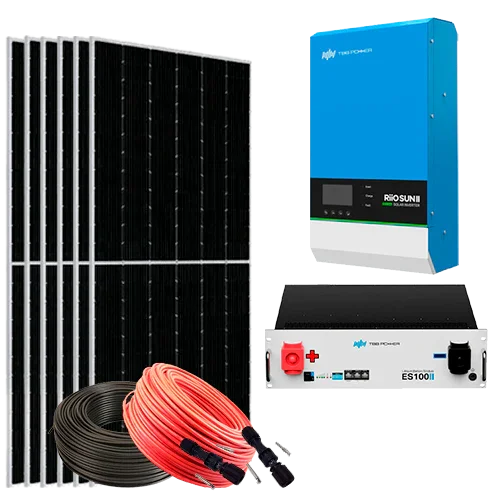 Kit Solare Isolato 3000W 48V con Batteria Litio 5,04kWh