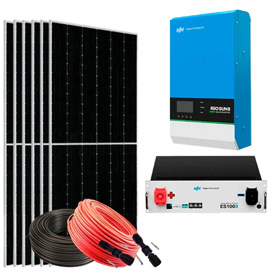 Kit Solar Aislado 3000W 48V con Batería Litio 5,04kWh