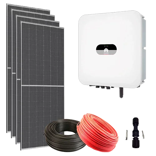 Hybrid-Solarkit Netz 2000W Huawei SUN2000L-2KTL-L1 Einphasen