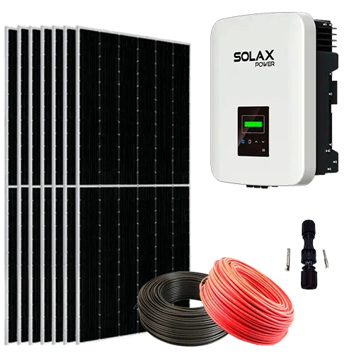 Solar-Kit Red 4000W Solax X3-MIC-4.0K-G2 Dreiphasig