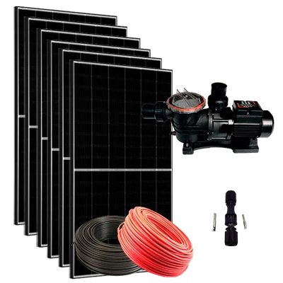 Kit Solar Piscina ZIRI 210m³ FCP1500S 2200W 36,4m³/h 27m