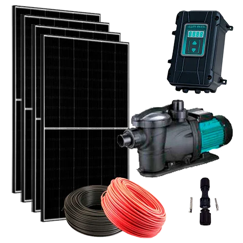 Kit Solare Piscina ZIRI 120m³ Ibrido XKP20-19-110-900-AD 900W 20m³/h 19m