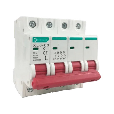 Magnetotérmico XL8-63 4P 32A 400V AC Curva C