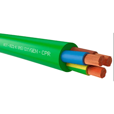 Manguera RZ1-K Verde 3x2.5mm² 50M Libre Halógeno 0,6/1kV