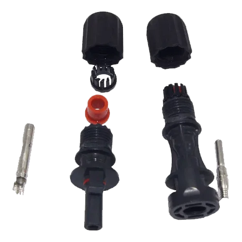 Par de Conectores MC4 WSPVCC-1500 Hasta 1500 VDC