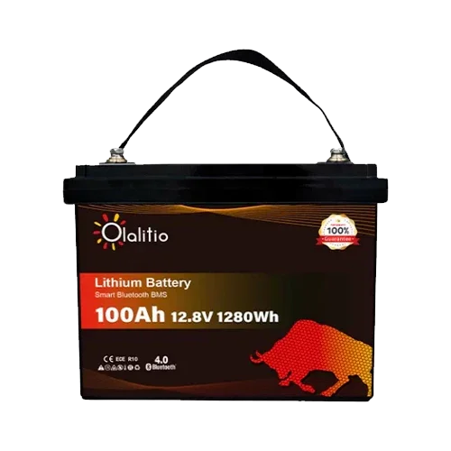 Lithium Battery 12V 100Ah Olalitio OLA-12-100-P Bluetooth