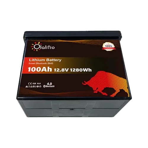 Lithium Battery 12V 100Ah Olalitio OLA-12-100-P Bluetooth