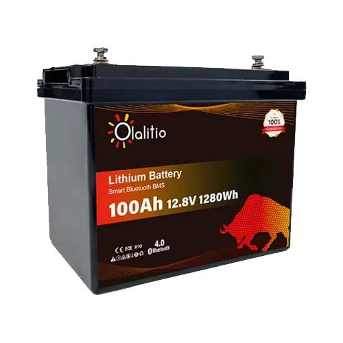 Lithium Battery 12V 100Ah Olalitio OLA-12-100-P Bluetooth