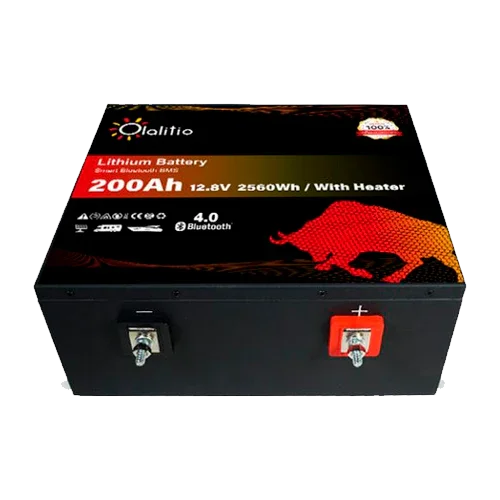 Lithium Battery 12V 200Ah Olalitio OLA-12-200-MH Under-Seat Heating Bluetooth
