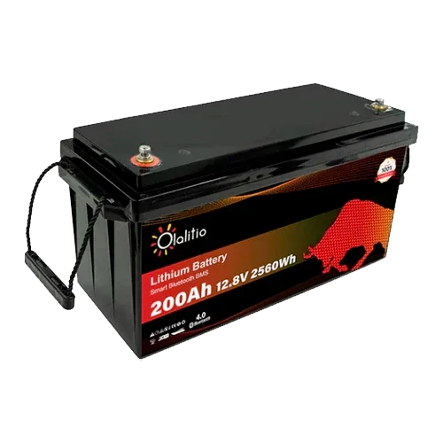 Lithium Battery 12V 200Ah Olalitio OLA-12-200-P Bluetooth