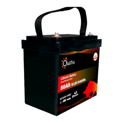 Batería Litio 12V 50Ah Olalitio OLA-12-50 Bluetooth