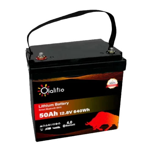 Lithium Battery 12V 50Ah Olalitio OLA-12-50 Bluetooth