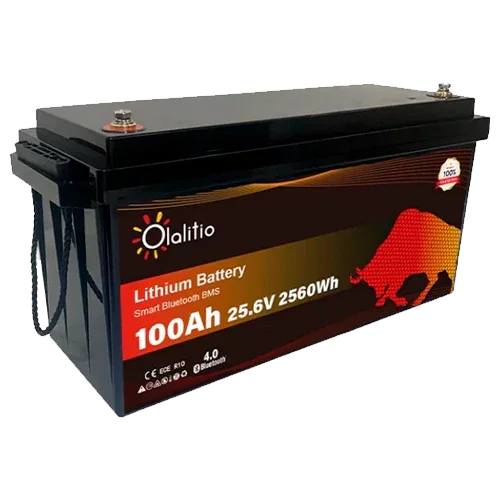 Lithiumbatterie 24V 100Ah Olalitio OLA-24-100-P Bluetooth