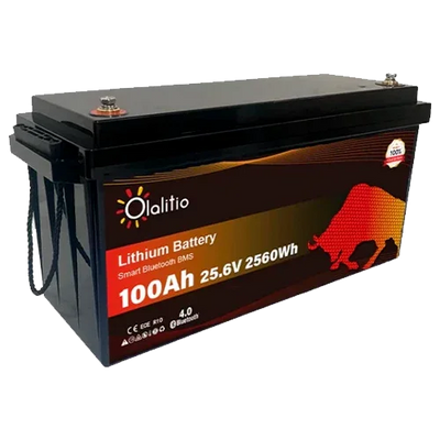 Batería Litio 24V 100Ah Olalitio OLA-24-100-P Bluetooth